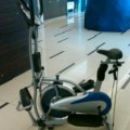 Orbitrek Plat 5 in 1  Sepeda Treadmill Fitness Besi Cross Trainer Bike Push Up Twister