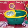 Supermop Bolde Pembersih Lantai Keramik Kayu Alat Pel Pengering Otomatis Super Fiber Mop