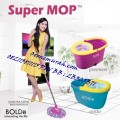 Supermop Aristo Alat Pel Modern Pengering Otomatis Super Mop Tanpa Memeras Bolde Magic Mop