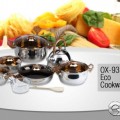 Oxone Asli Panci Eco Cookware Set OX-933 Alat Masak Stainless Vicenza Supra BERKUALITAS