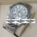 jam Breitling Silver Deal Putih Gradee Aaa For Man Cronograph