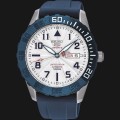 jam Seiko 5 Sports SRP785K1 Automatic White Dial Blue Rubber Strap Limited
