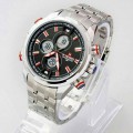 NAVIFORCE 9049 SILVER RED