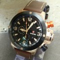 jam Expedition E6684 Rose Gold Black Leather Brown