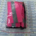 safety rubber reflective elastic V shape,rompi karet pink