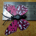 kupu kupu magnet import pink2,butterfly dekorasi suvenir hiasan 3D merah muda