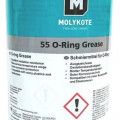 silicone white grease Molykote 55 O ring,gemuk stenpet molycote kaleng