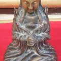 Patung Dewi Kwan Im Antik Dan Klasik Terbuat Dari Perunggu Asli