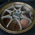 Velg Volkrays Ce28 R15 Bronze Plus Ban Dunlop LM703