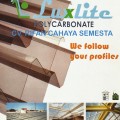 Luxxlite / Atap Transparan / Polycarbonate Corrugated