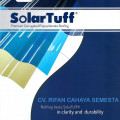 Solartuff ( 2,4 M ) / Atap Transparan / Atap Polycarbonate Corrugated