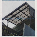 Chladianplast (2,4 M) Atap Transparan / Atap Polycarbonate Corrugated
