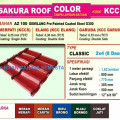 Genteng Metal Sakura Roof - Sakura Elang ( 0,30 mm )