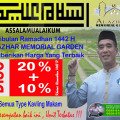 PROMO Diskon 20% Kavling Makam Al-Azhar Memorial Garden di Bulan Maret 2021