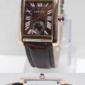 CARTIER Leather Strap (BRG) For Ladies