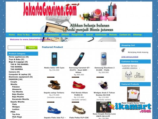 JakartaGrosiran.com: Retail and Wholesale Online Store