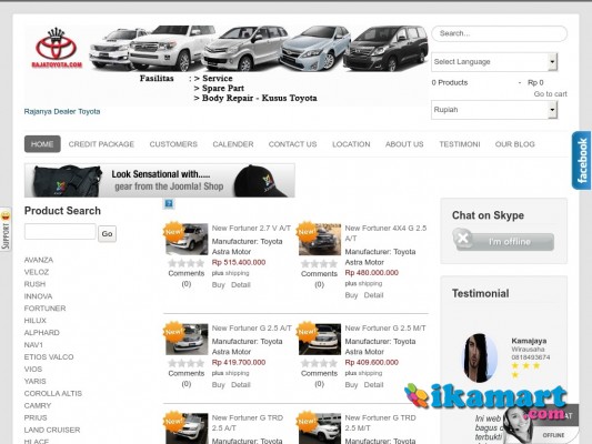 Showroom mobil online  yang Menjual Mobil Terbaru Merk Toyota