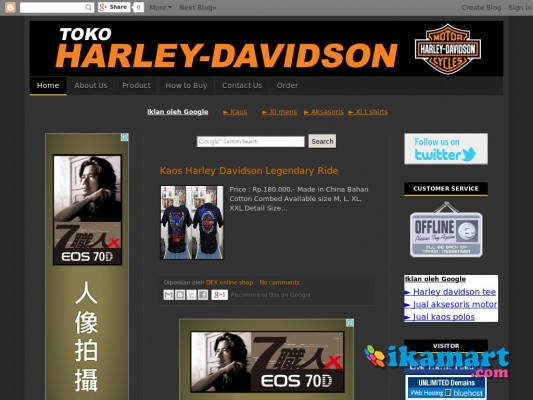 Toko Harley Davidson | Kaos Harley Davidson | T-Shirt | Polo Shirt | Aksesoris Harley Davidson