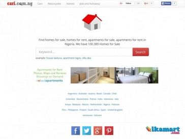 Find homes for sale and for rent, apartments, and property in Nigeria