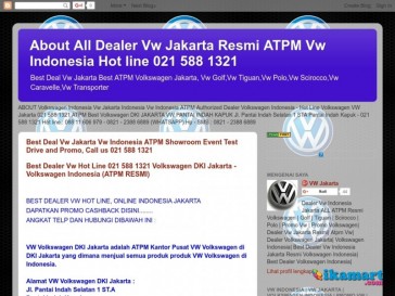 About All Dealer Vw Jakarta Resmi ATPM Vw Indonesia Hot line 021 588 1321