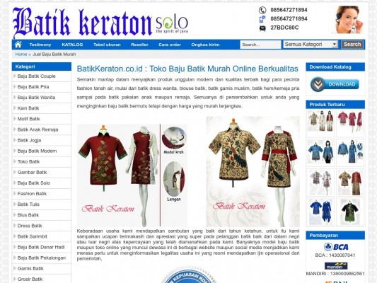 Toko Baju Batik Indonesia