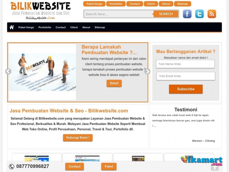 Jasa Pembuatan Website & Seo - Bilikwebsite.com