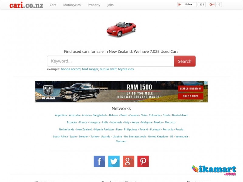 Find used cars for sale in New Zealand