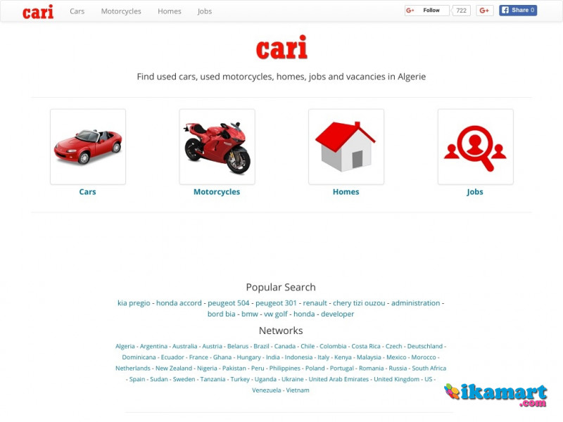 Find used cars, used motorcycles, homes, jobs and vacancies in Algerie