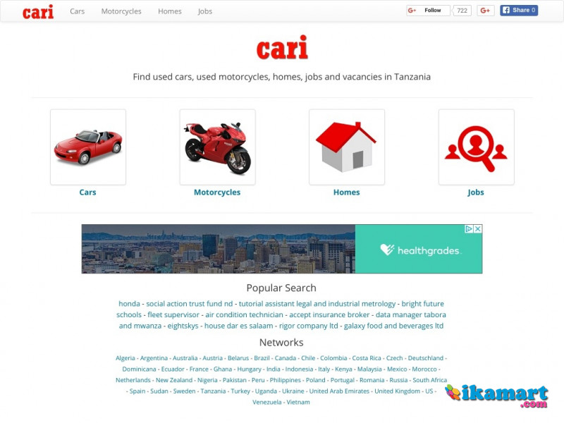 Find used cars, used motorcycles, homes, jobs and vacancies in Tanzania